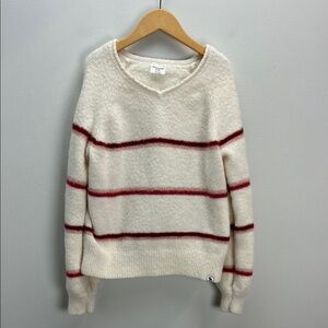 Abercrombie Kids Striped Fuzzy Sweater Girls Size 11 - 12